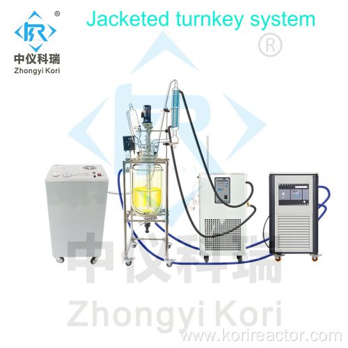 lab scale reactor with motor stirring 100L